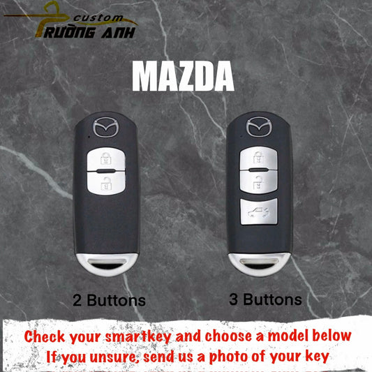 (Small) MAZDA OEM Custom Hand-Painted Key Fob Cover – Personalized Design