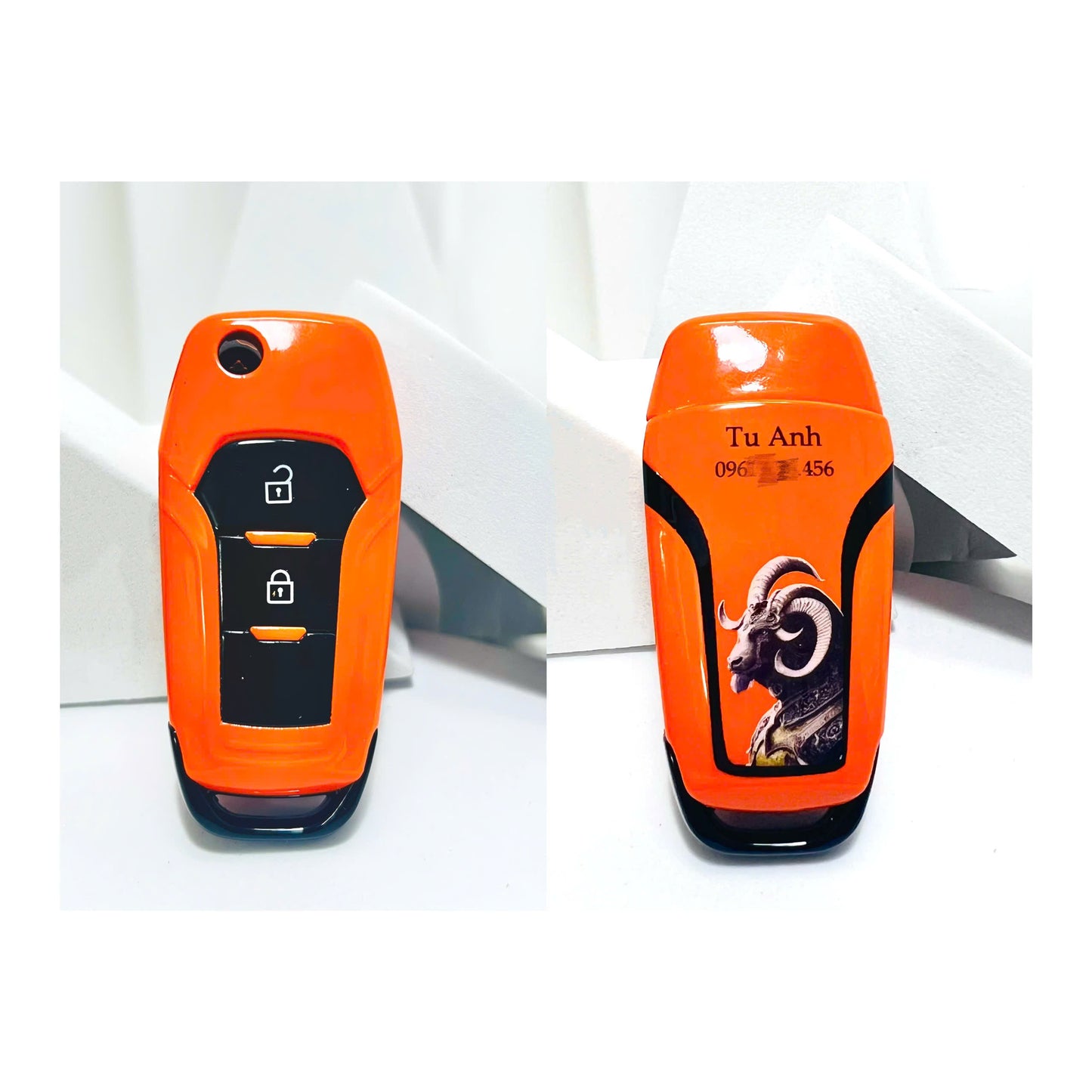 FORD OEM Custom Hand-Painted Key Fob Cover – Personalized Design