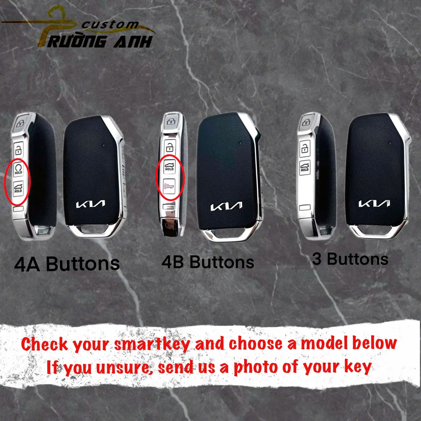 KIA OEM Custom Hand-Painted Key Fob Cover – Personalized Design
