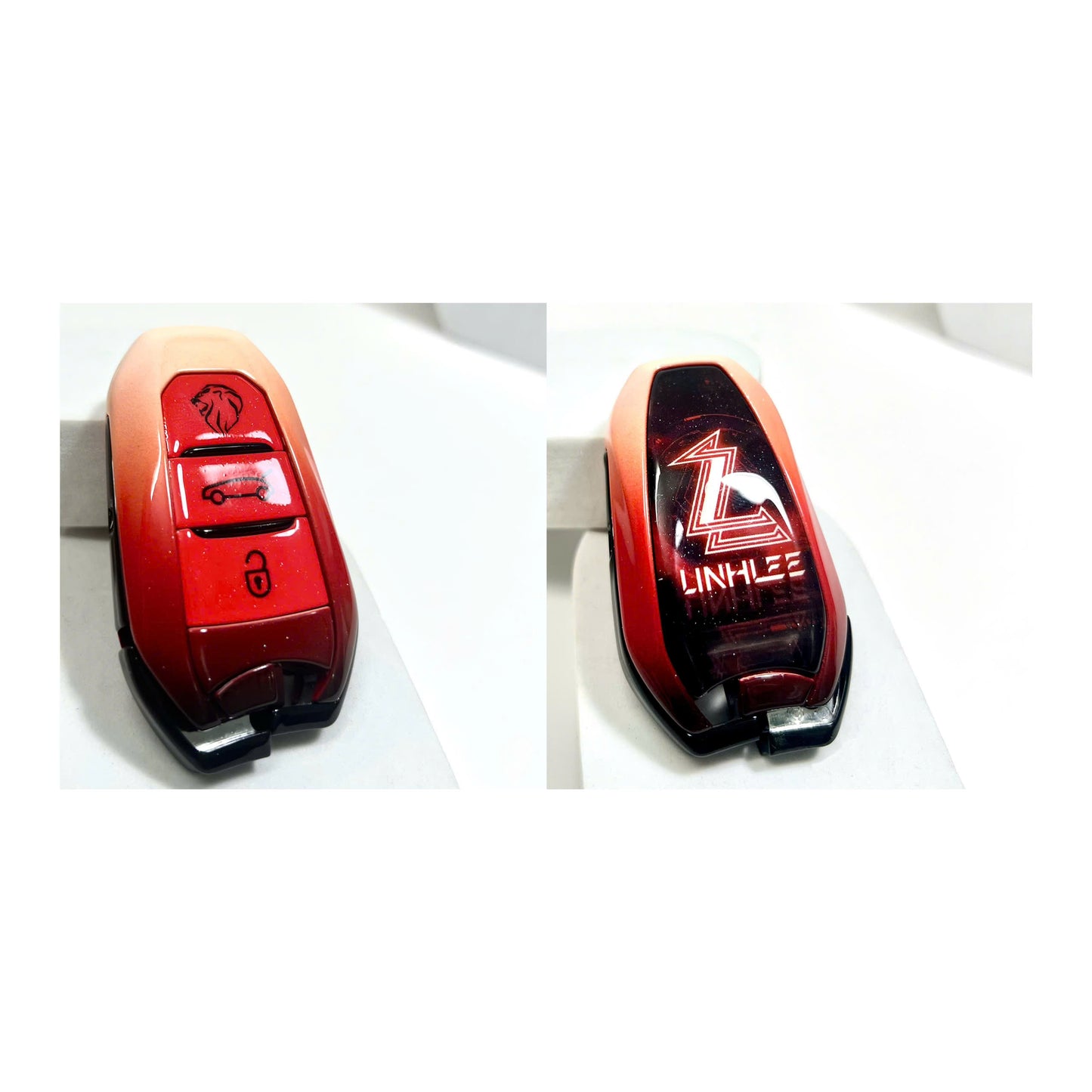 PEUGEOT OEM Personalized Custom Hand-Painted Key
