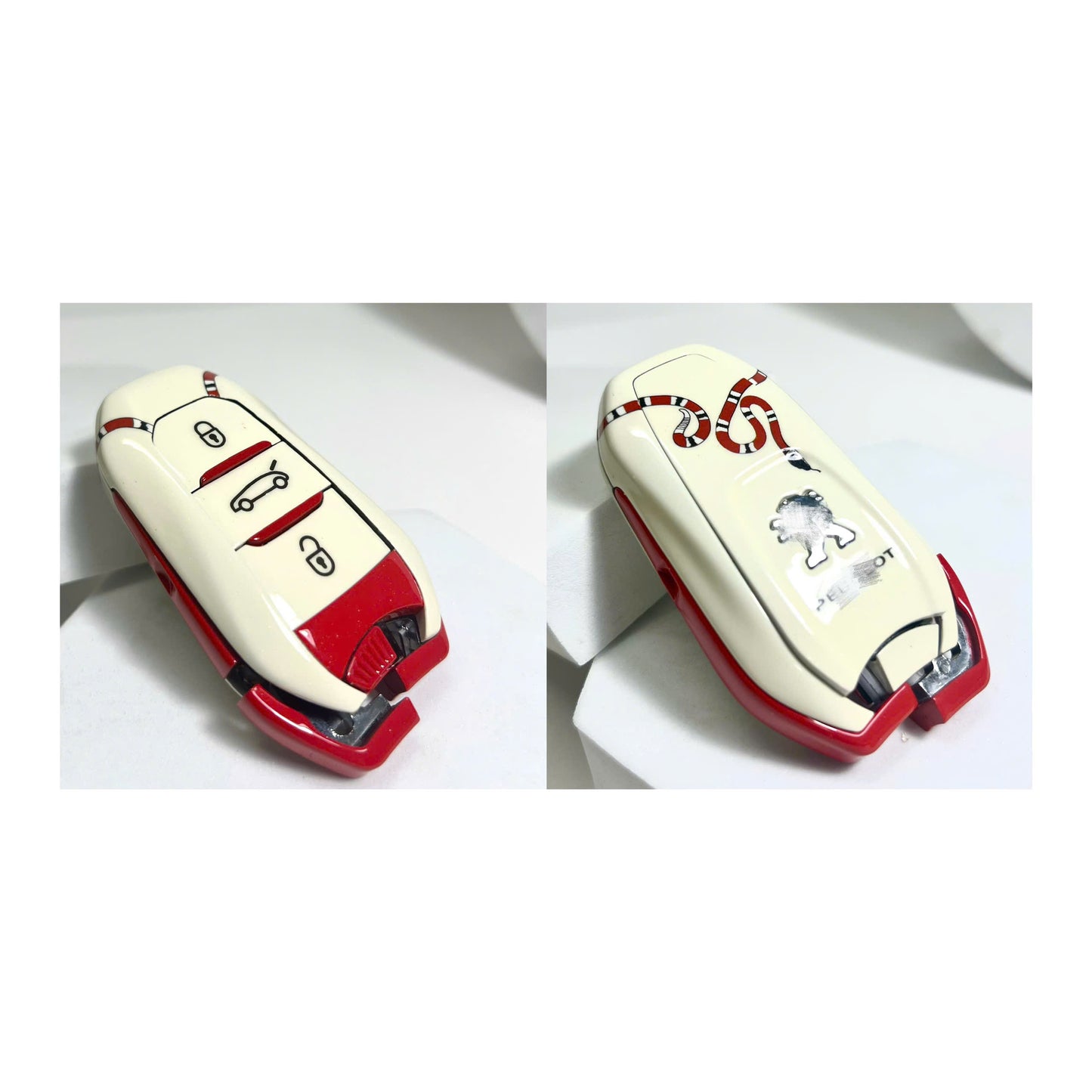 PEUGEOT OEM Personalized Custom Hand-Painted Key