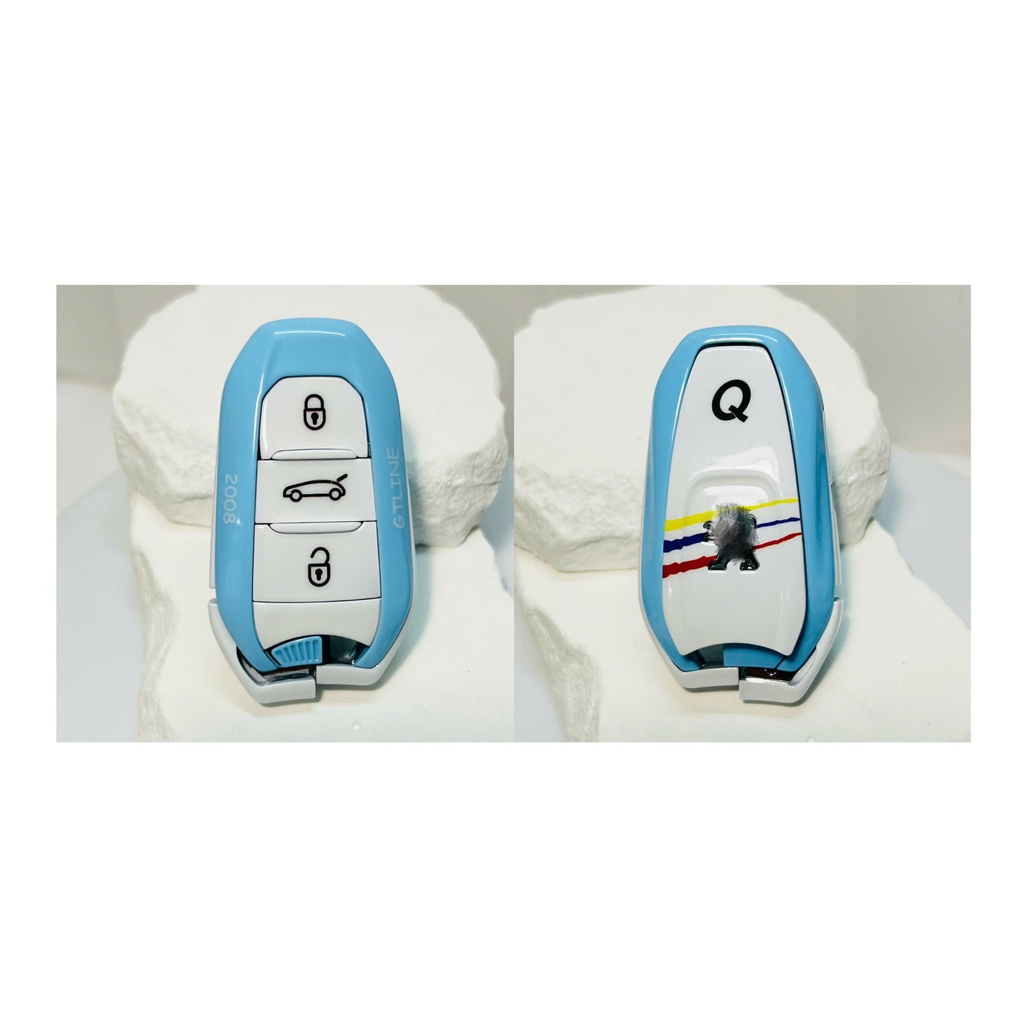 PEUGEOT OEM Personalized Custom Hand-Painted Key