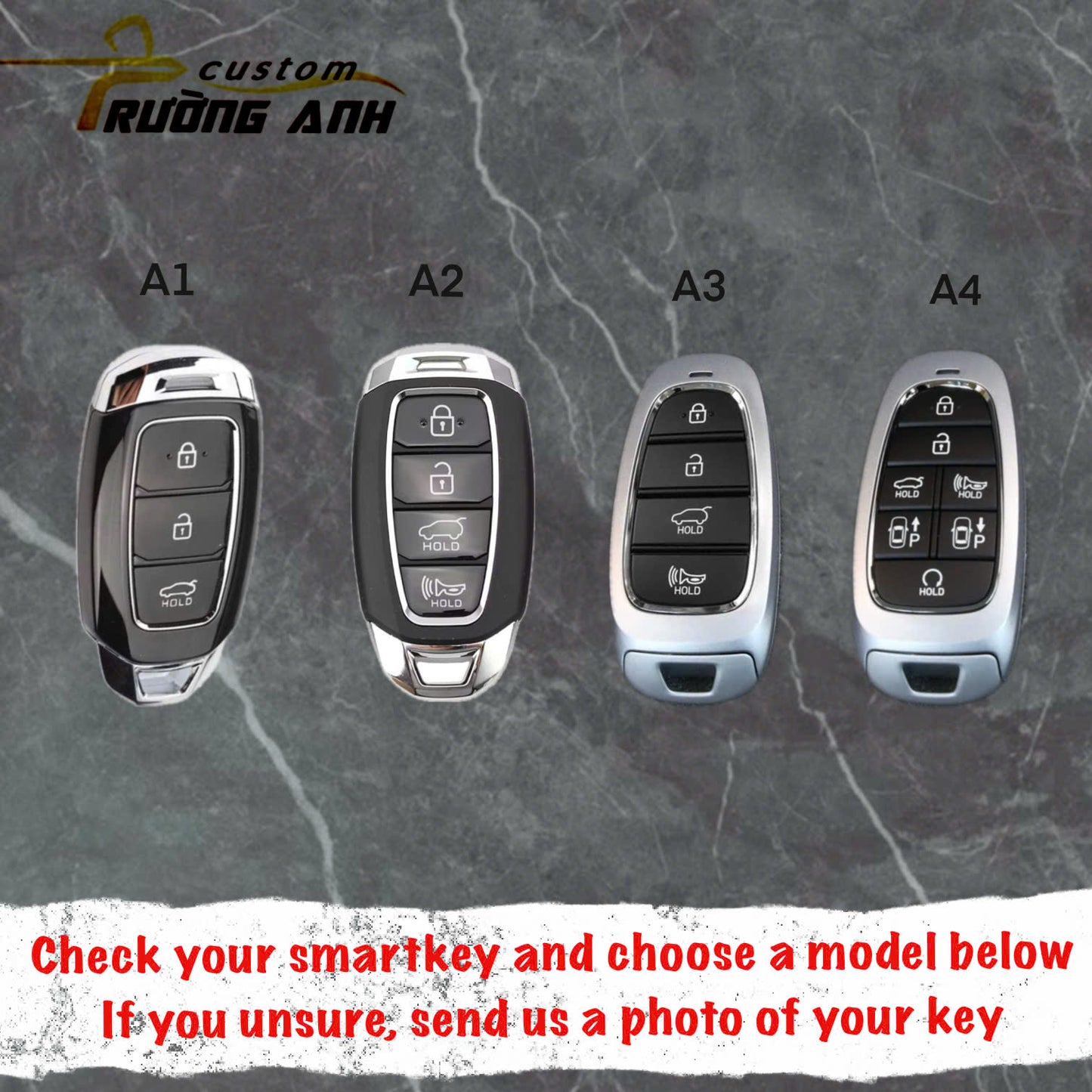 HYUNDAI OEM Personalized Custom Hand-Painted Key