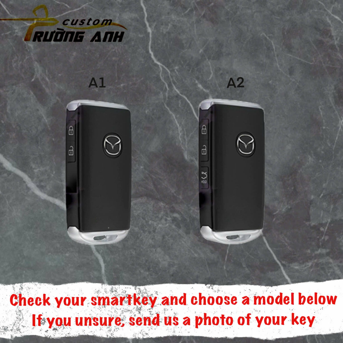 MAZDA OEM Personalized Custom Hand-Painted Key