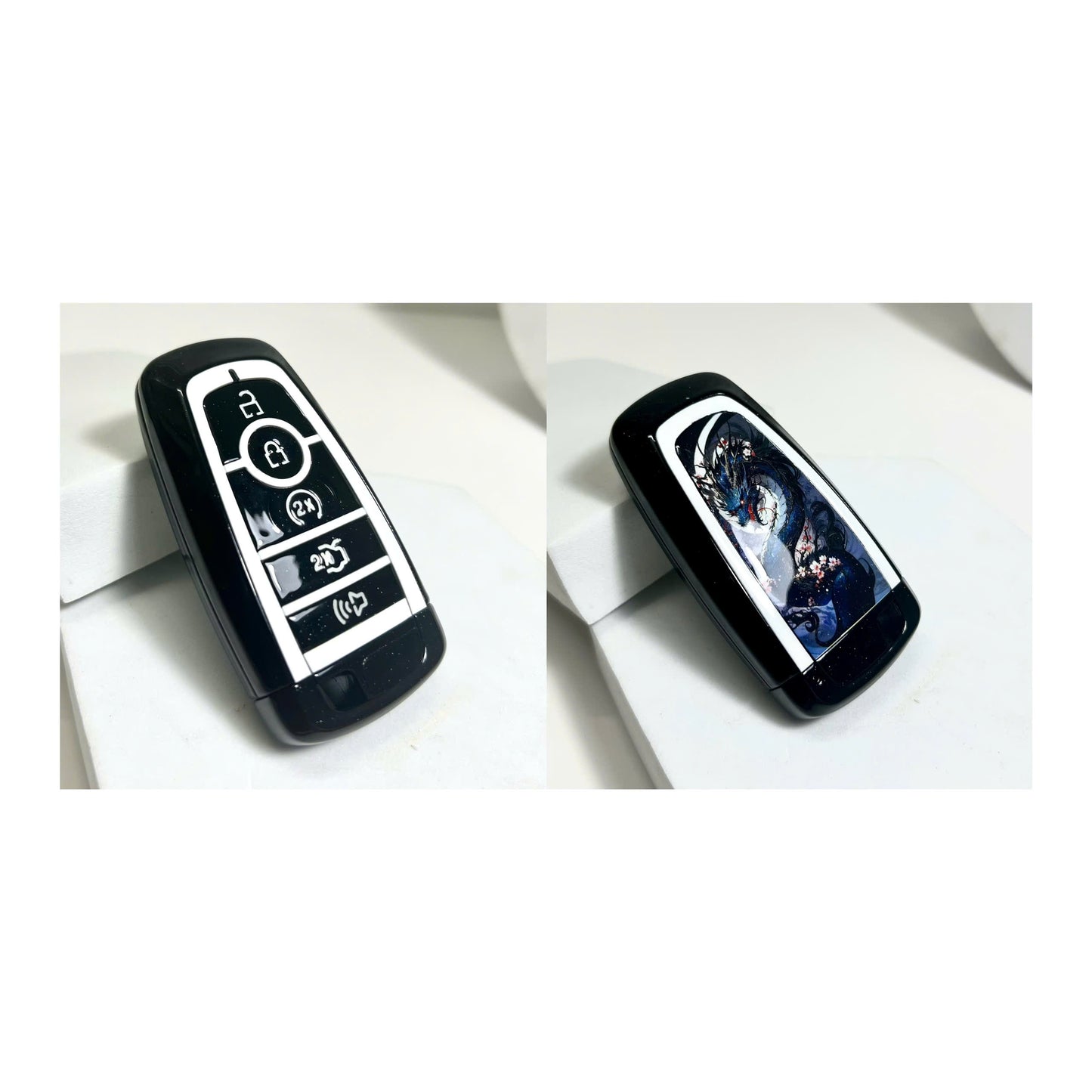FORD OEM Custom Hand-Painted Key Fob Cover – Personalized Design