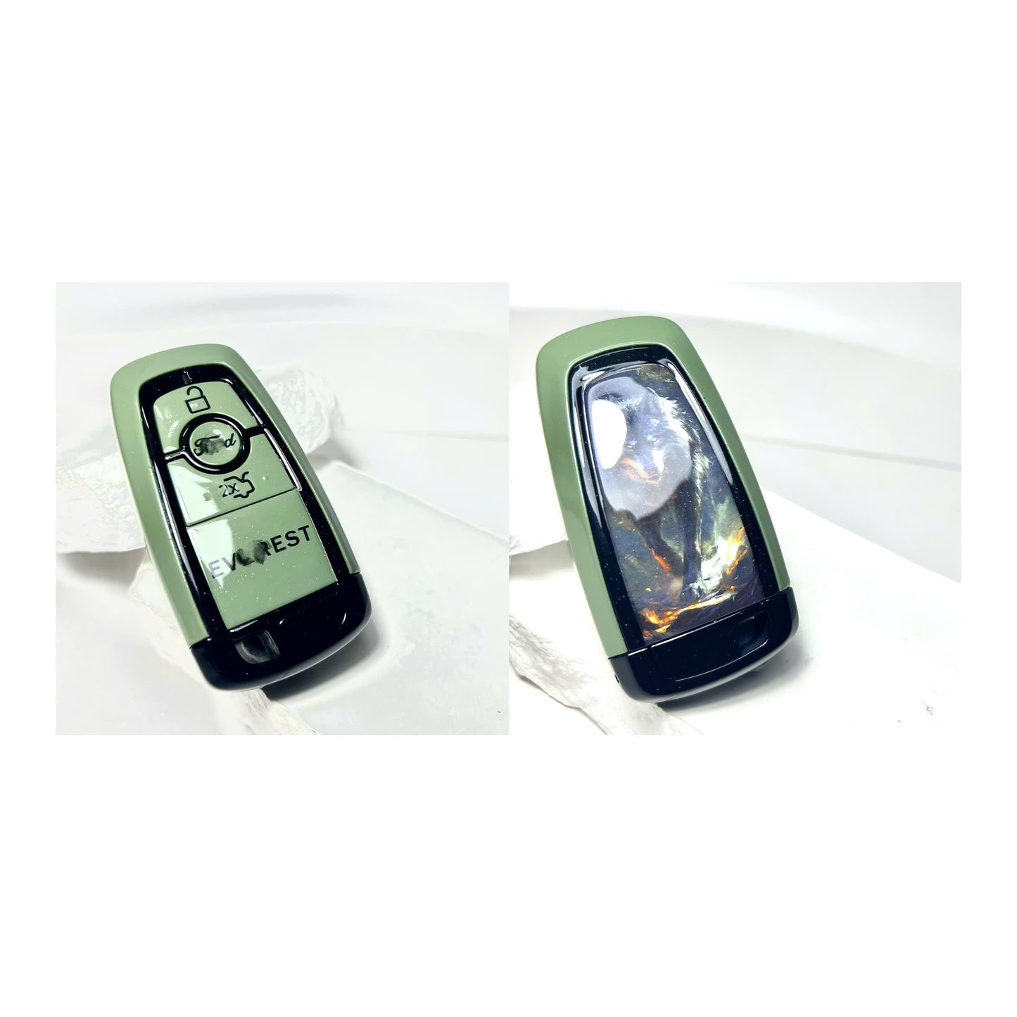 FORD OEM Custom Hand-Painted Key Fob Cover – Personalized Design