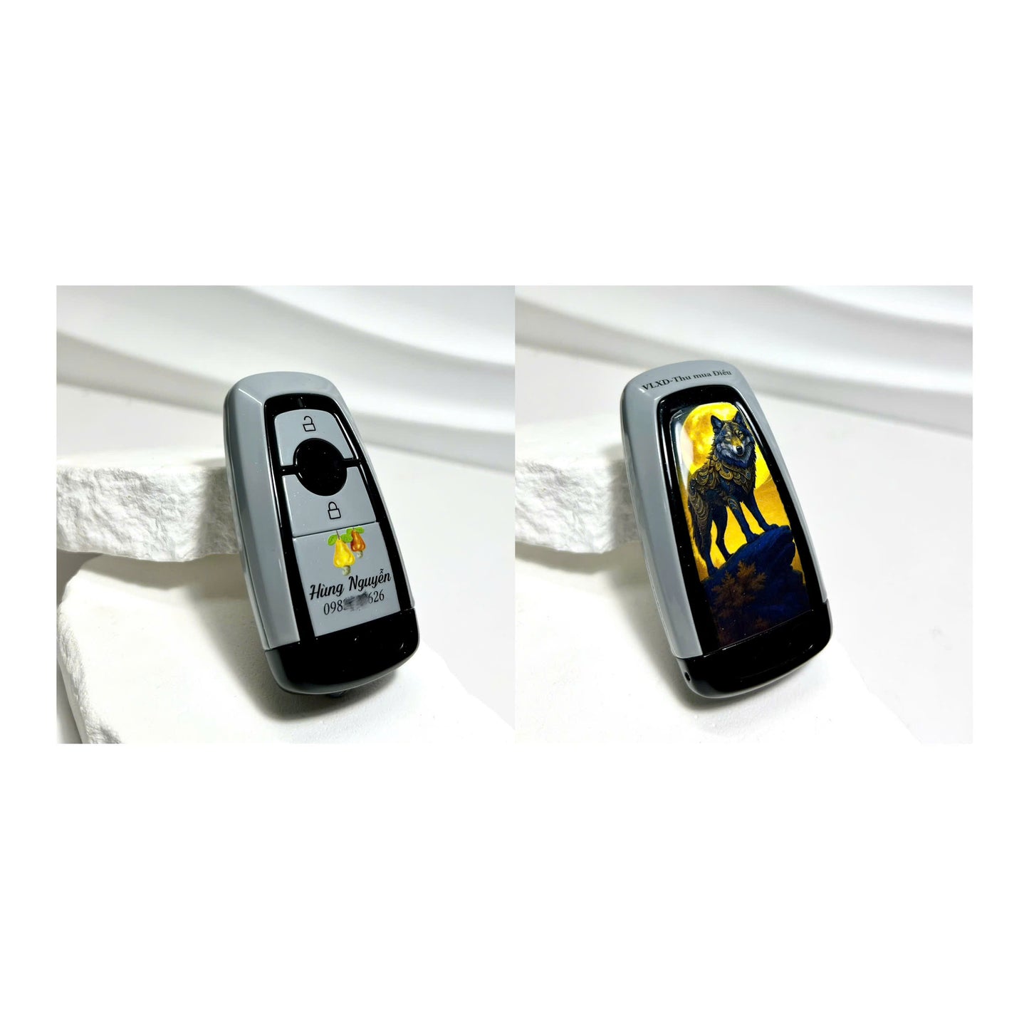 FORD OEM Custom Hand-Painted Key Fob Cover – Personalized Design