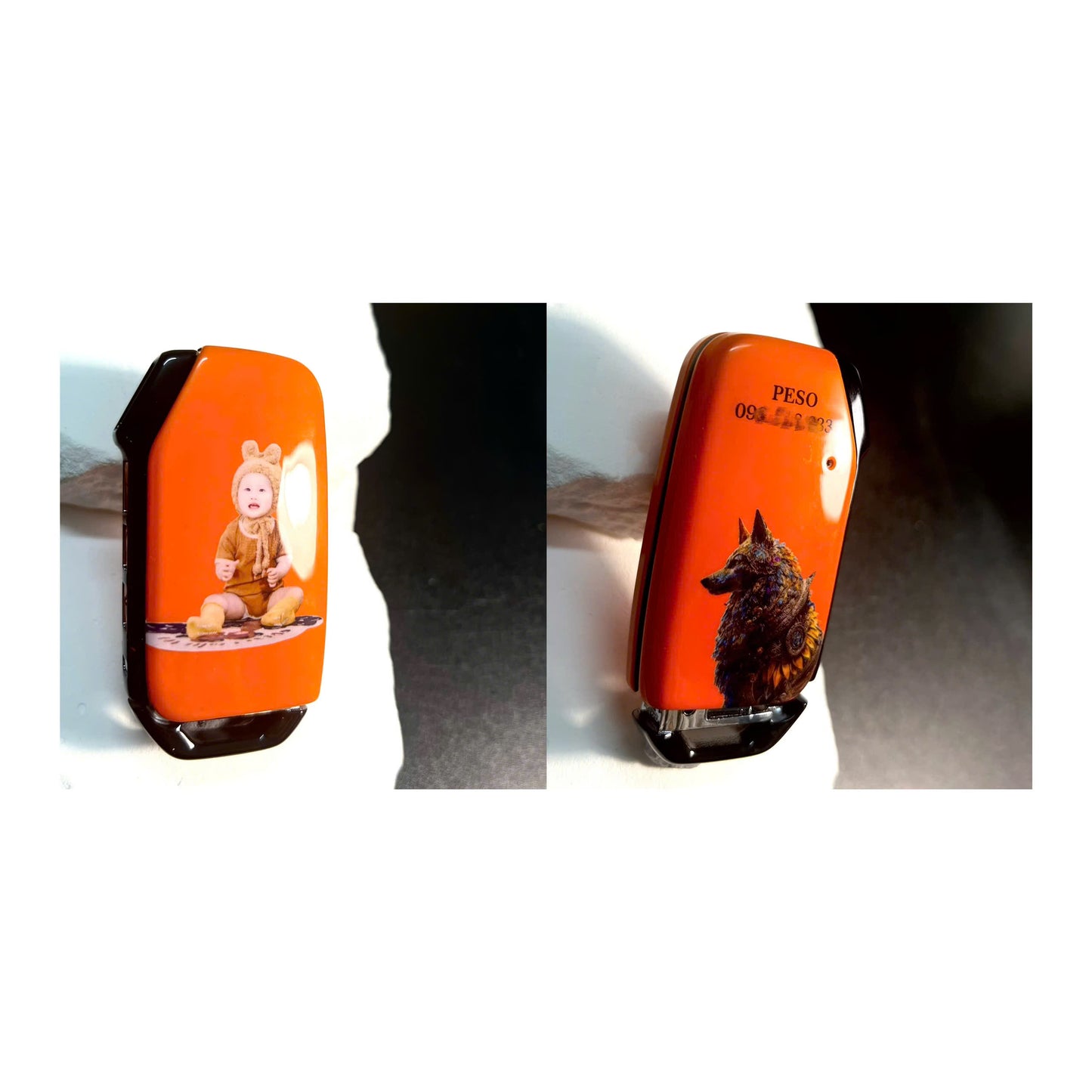 KIA OEM Custom Hand-Painted Key Fob Cover – Personalized Design